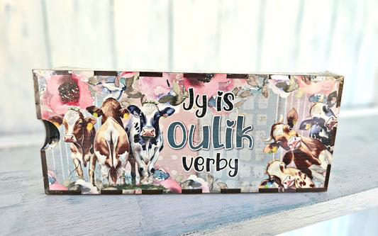 Chocolate slab gift box