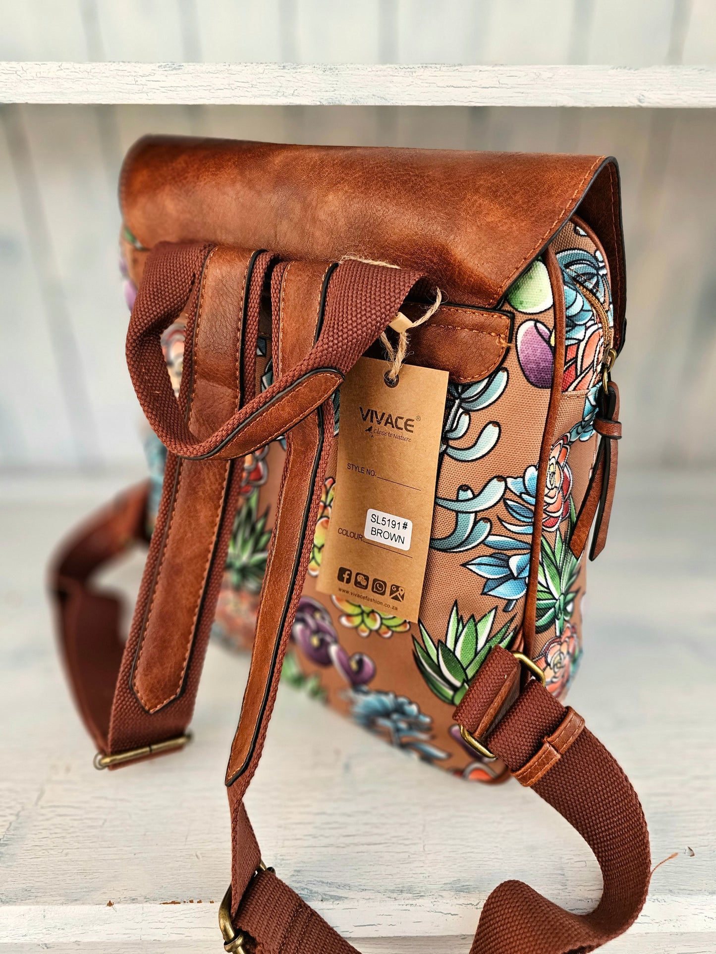 Backpack - Succulents