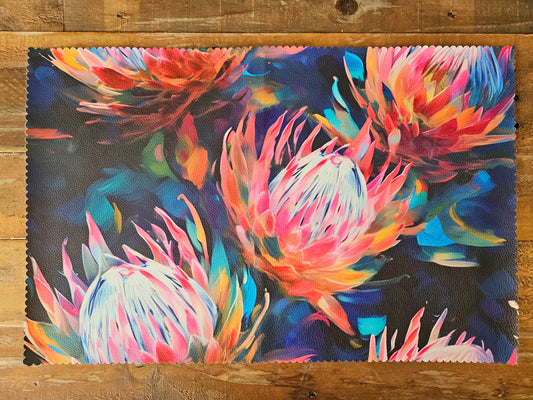 Placemats ×4 - Vinyl/canvas