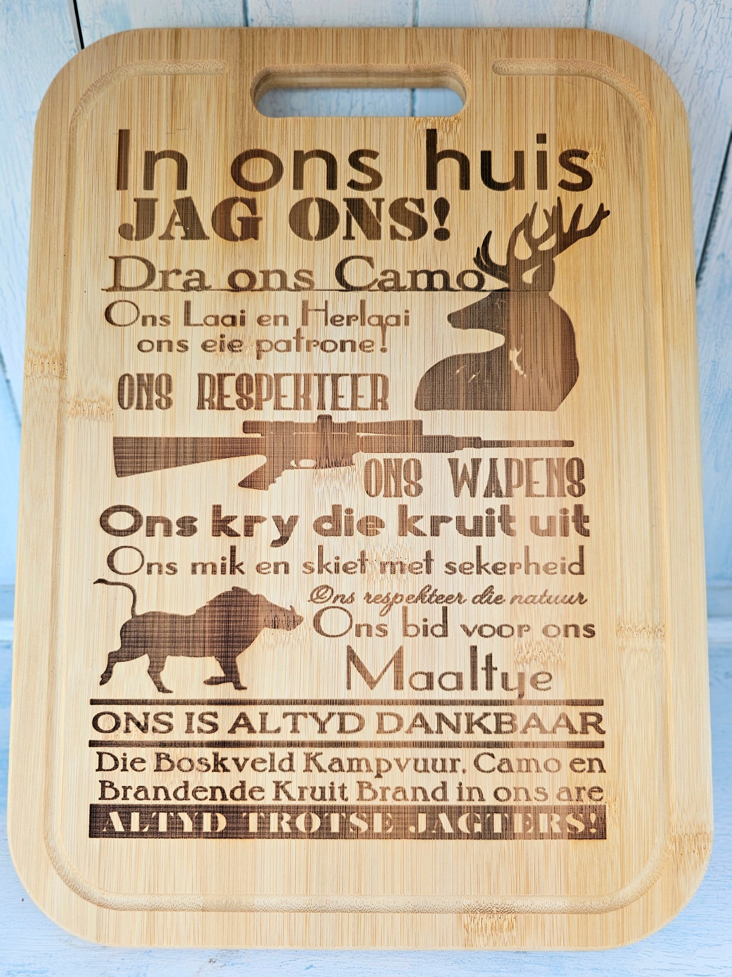 Bamboo cutting board - Jagter