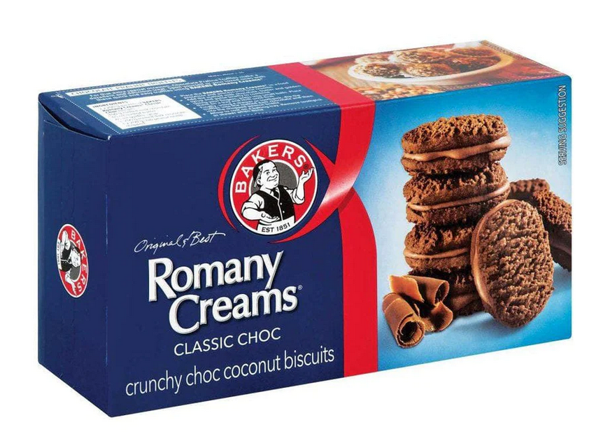 Bakers Romany Creams Classic Choc, 200g
