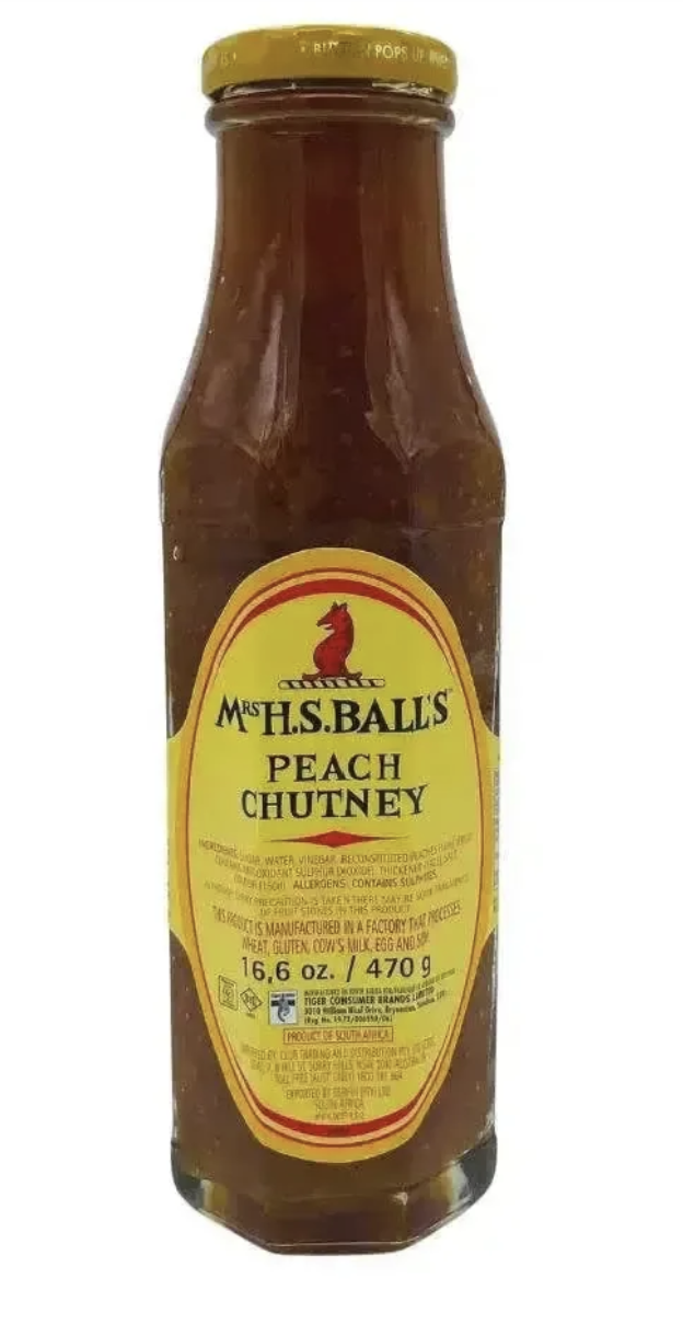Mrs. Balls Peach Chutney, 470g