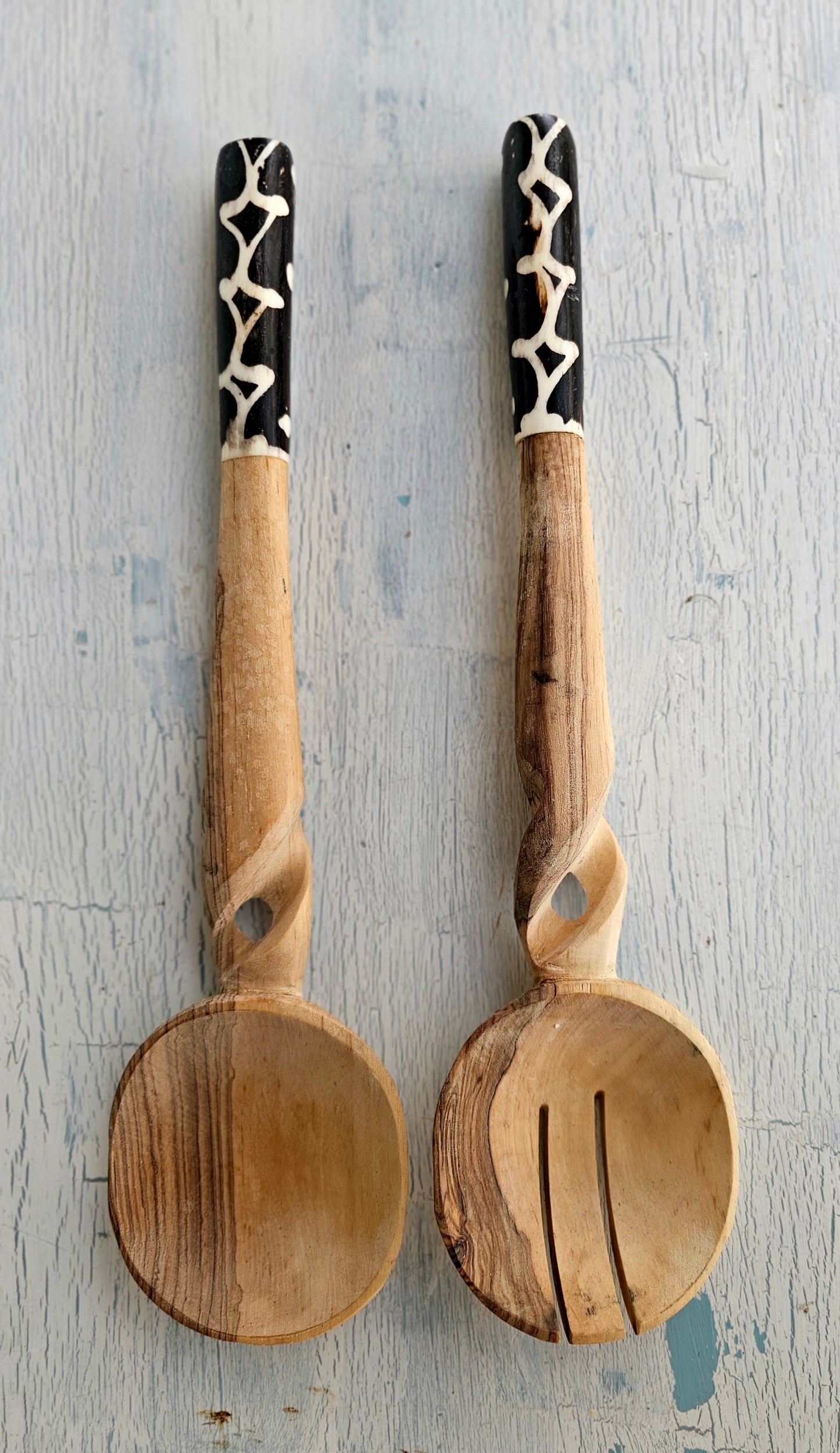 Salad servers Twist