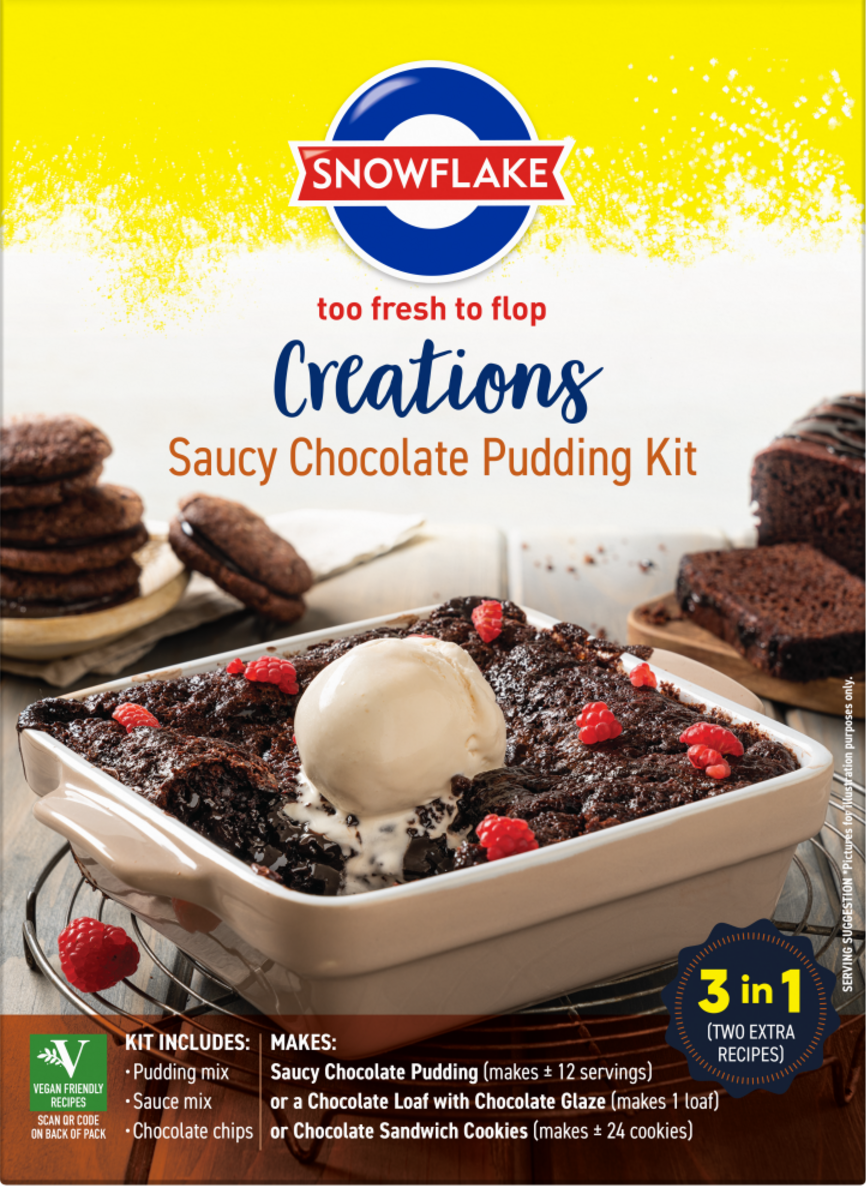Snowflake Creations Chocolate saucy pudding