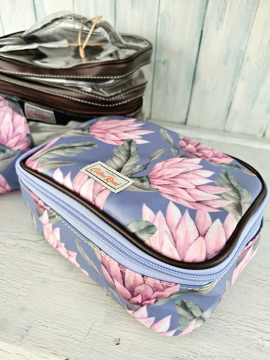 Vanity bag set - pink proteas