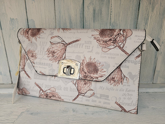 Clutch - protea white