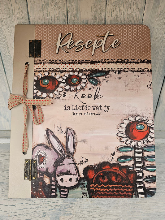 Recipe book holder donkie