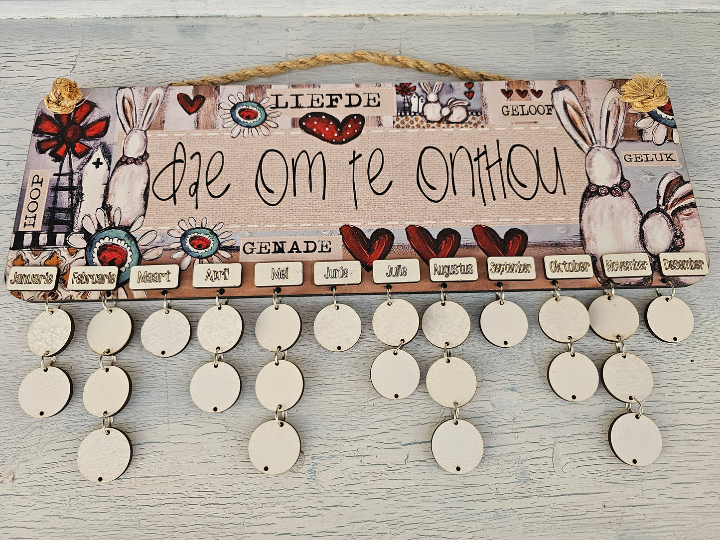 Birthday calander hasie