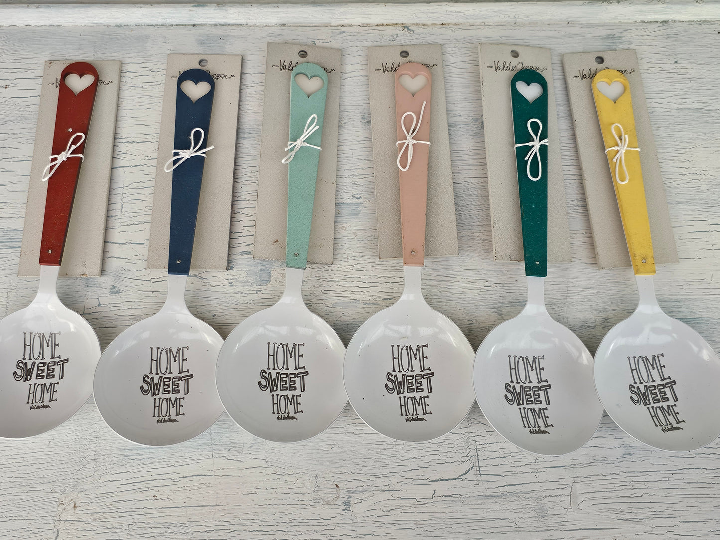 Enamel dish up spoon (multiple colors) Home Sweet Home Large