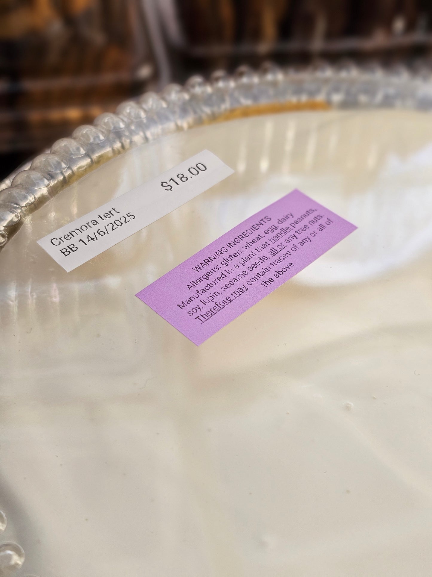 Cremora tert - CAN NOT be shipped