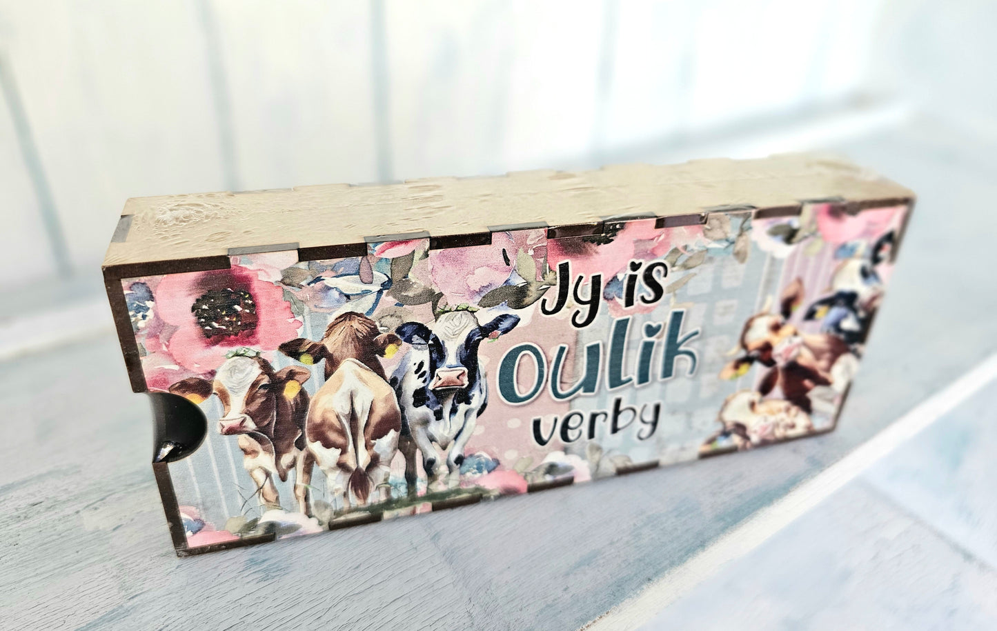 Chocolate slab gift box