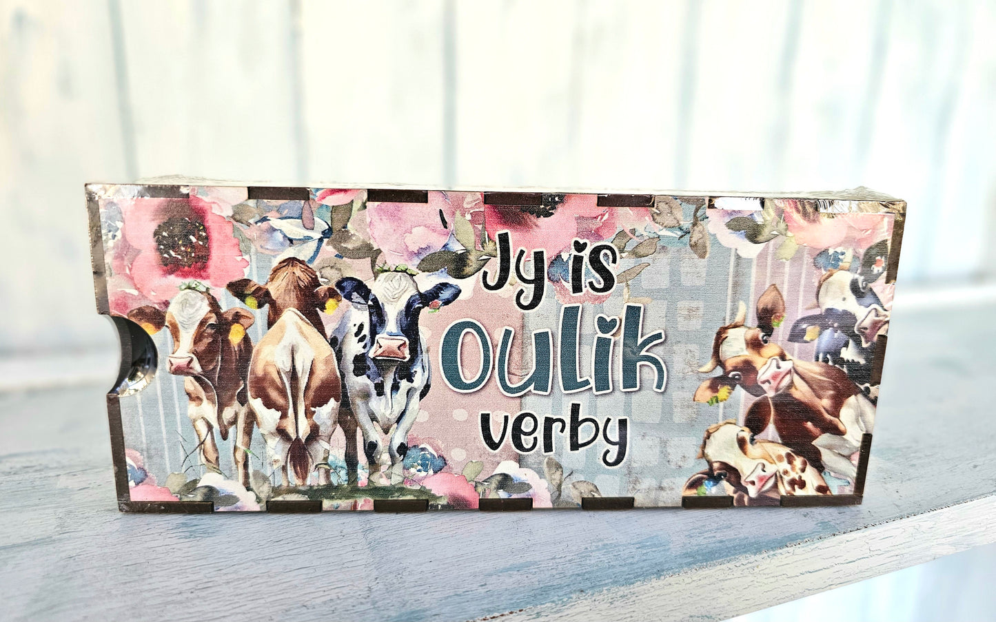 Chocolate slab gift box