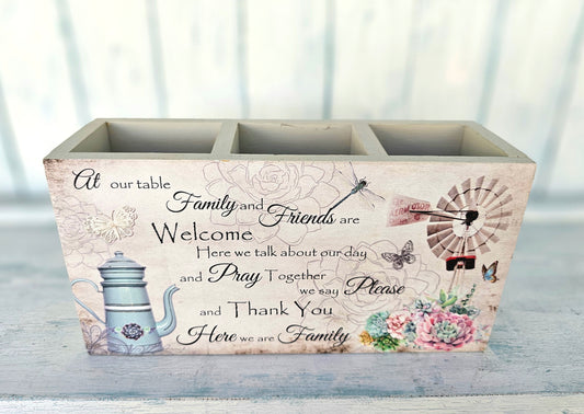 Cutlery Holder - Family and friends