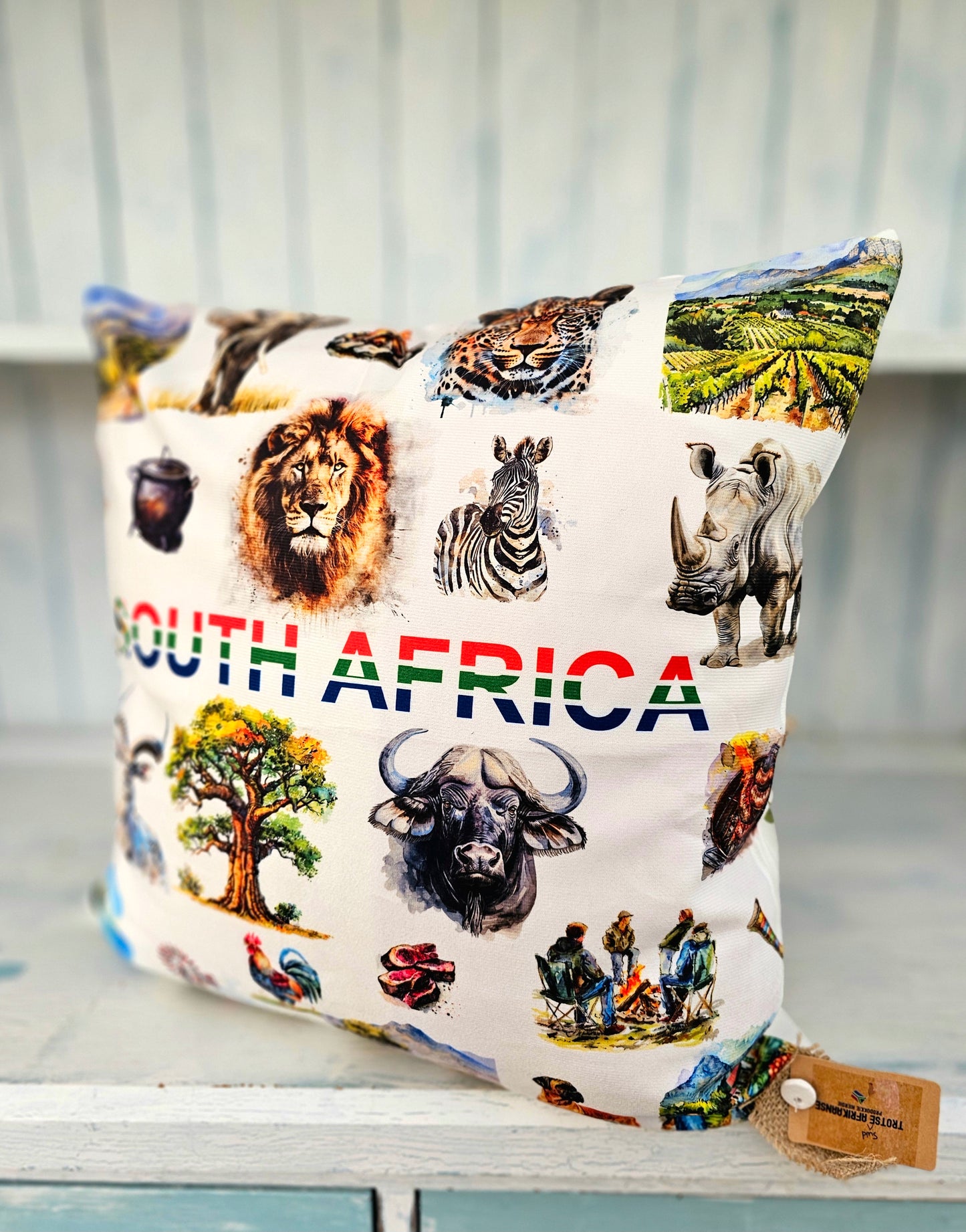 Cushion cover - double sided Proteas SA