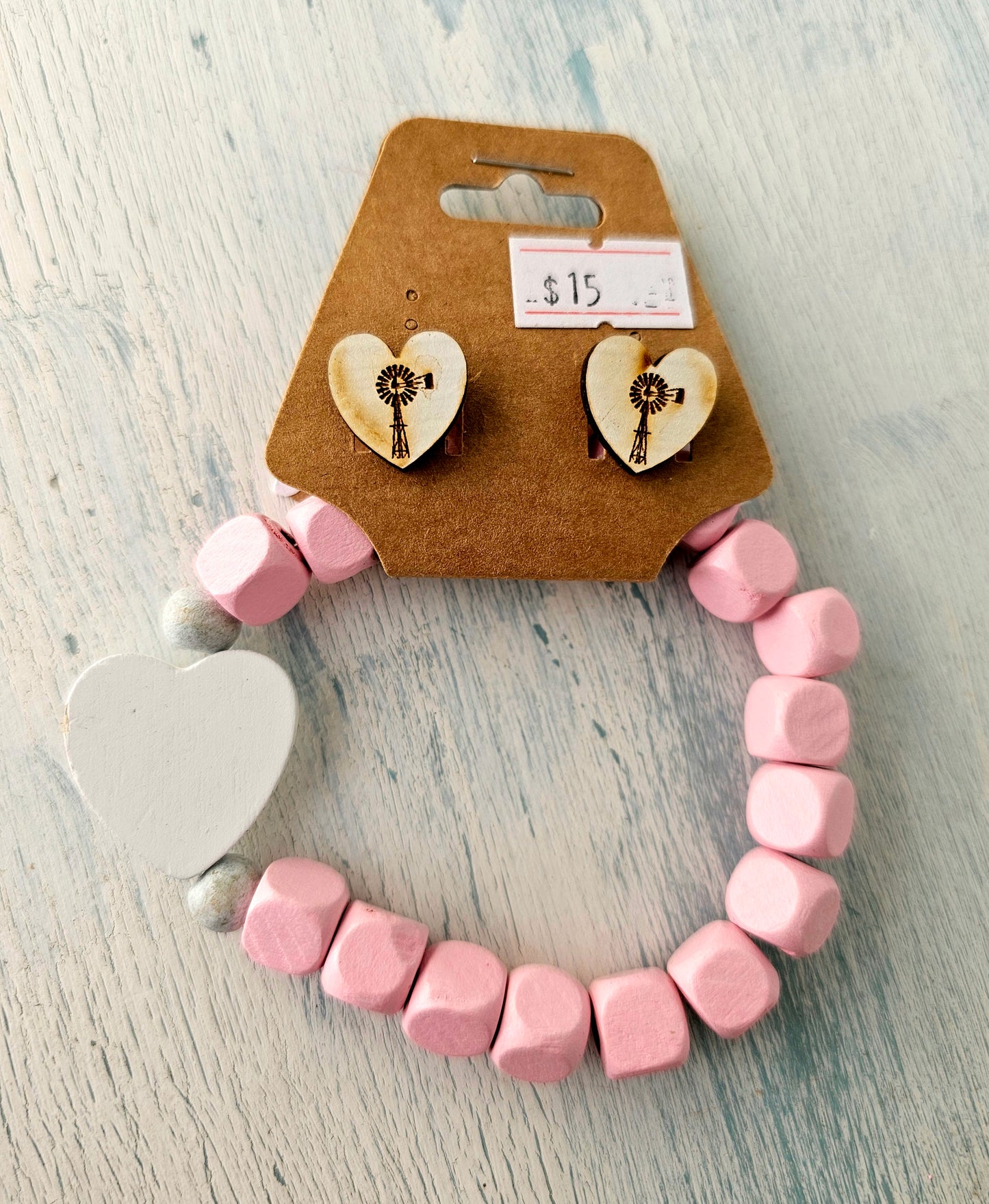 Windmill beaded jewelry set