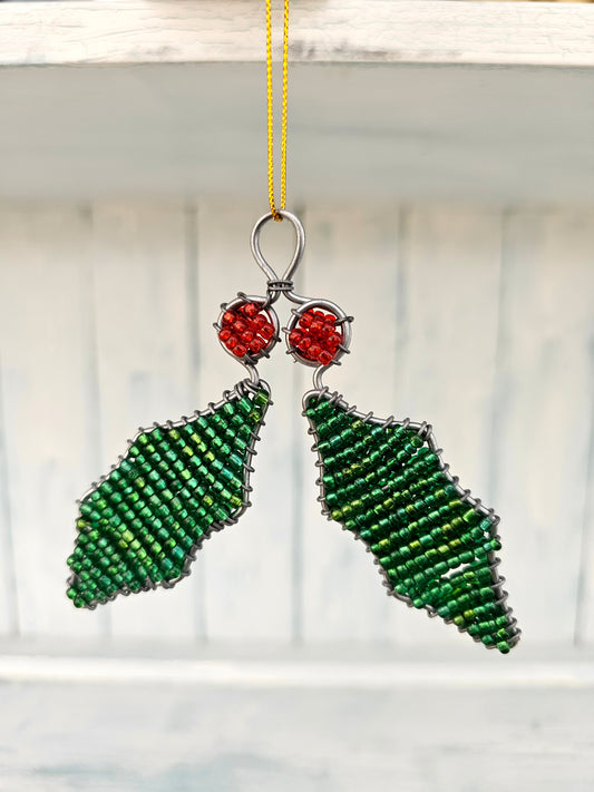 Christmas tree decorations Mistletoe 10cm