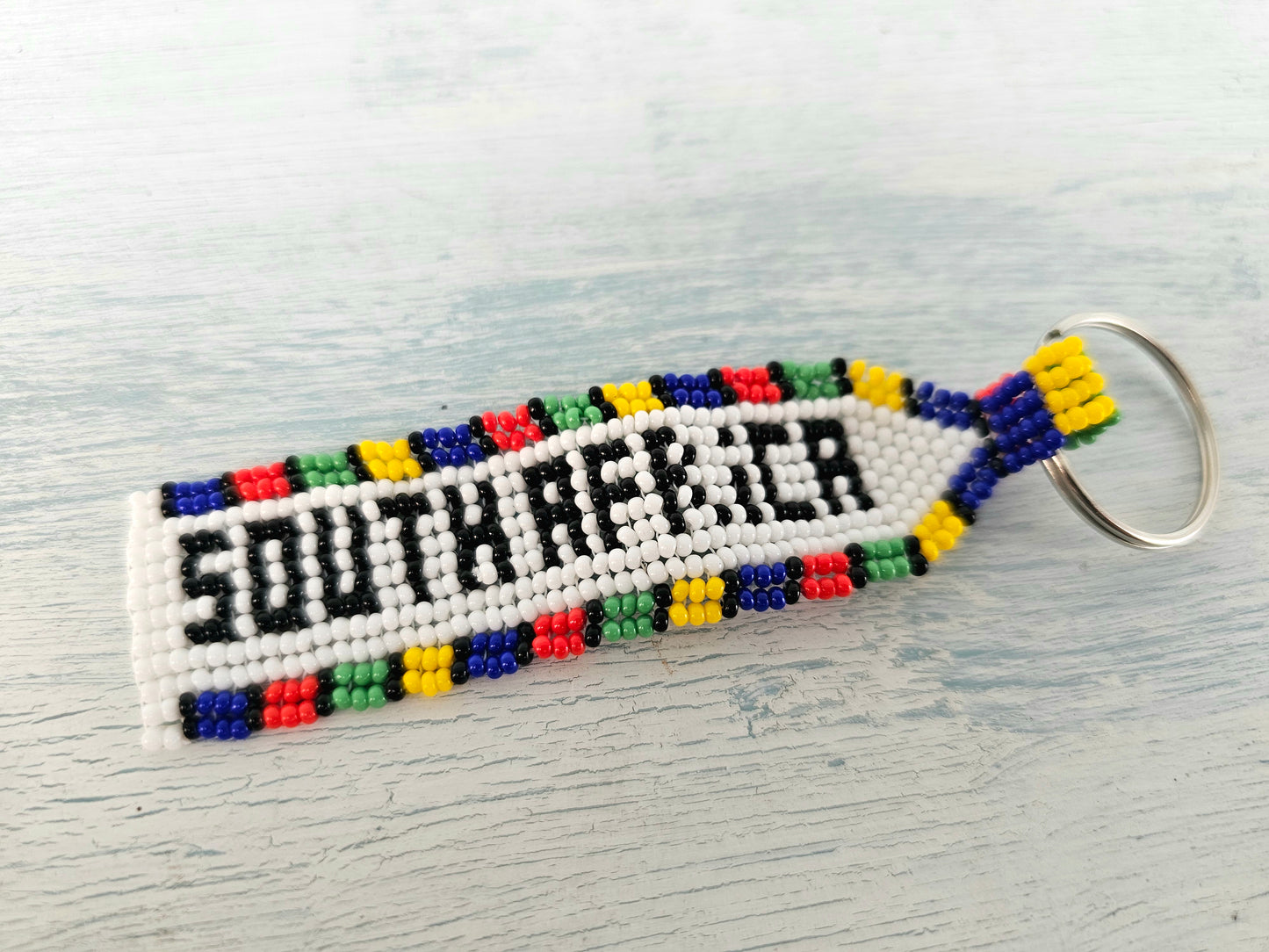 Beaded SA keyring