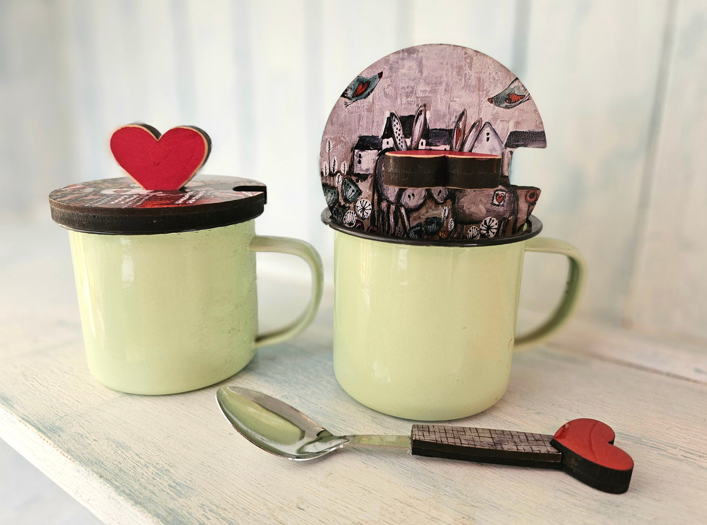 Blikbeker suikerpot - Donkie