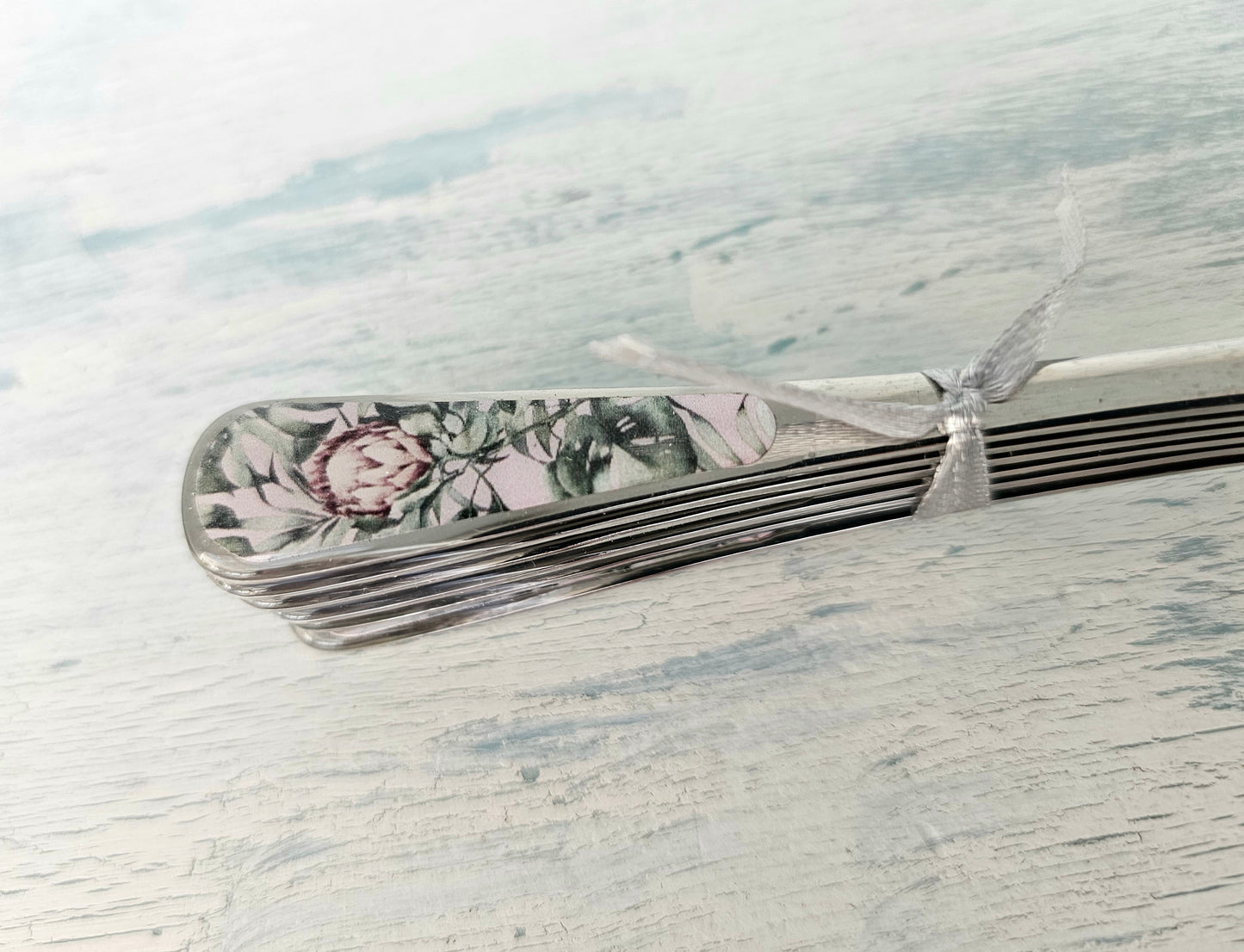 Set of 6 Cake forks - protea