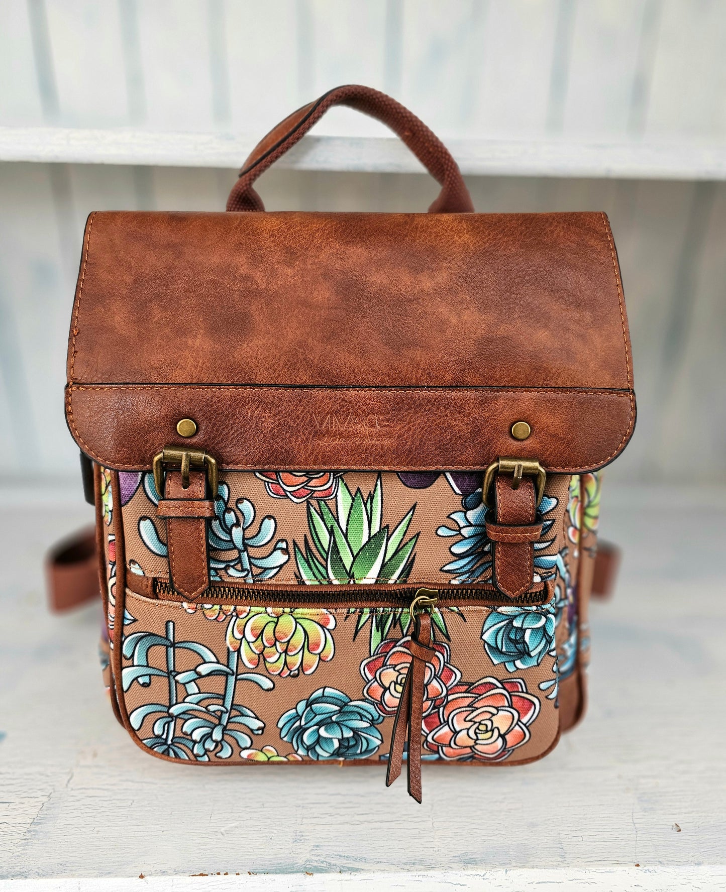 Backpack - Succulents