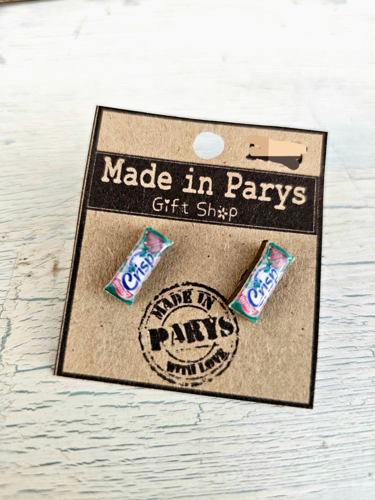 Peppermintcrisp earring studs