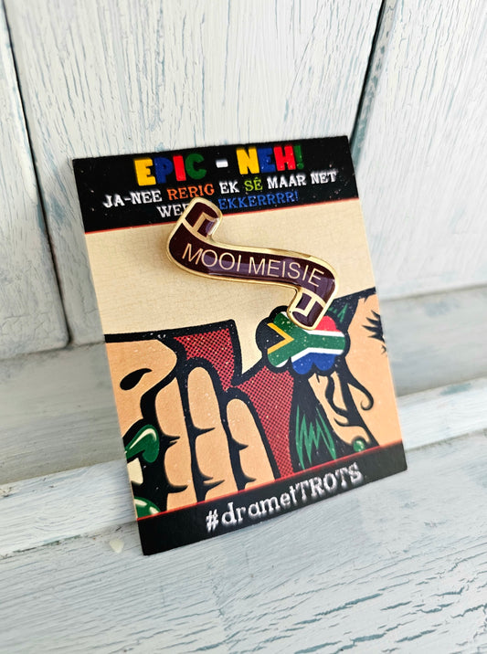 Mooi meisie Balkie (school pin)