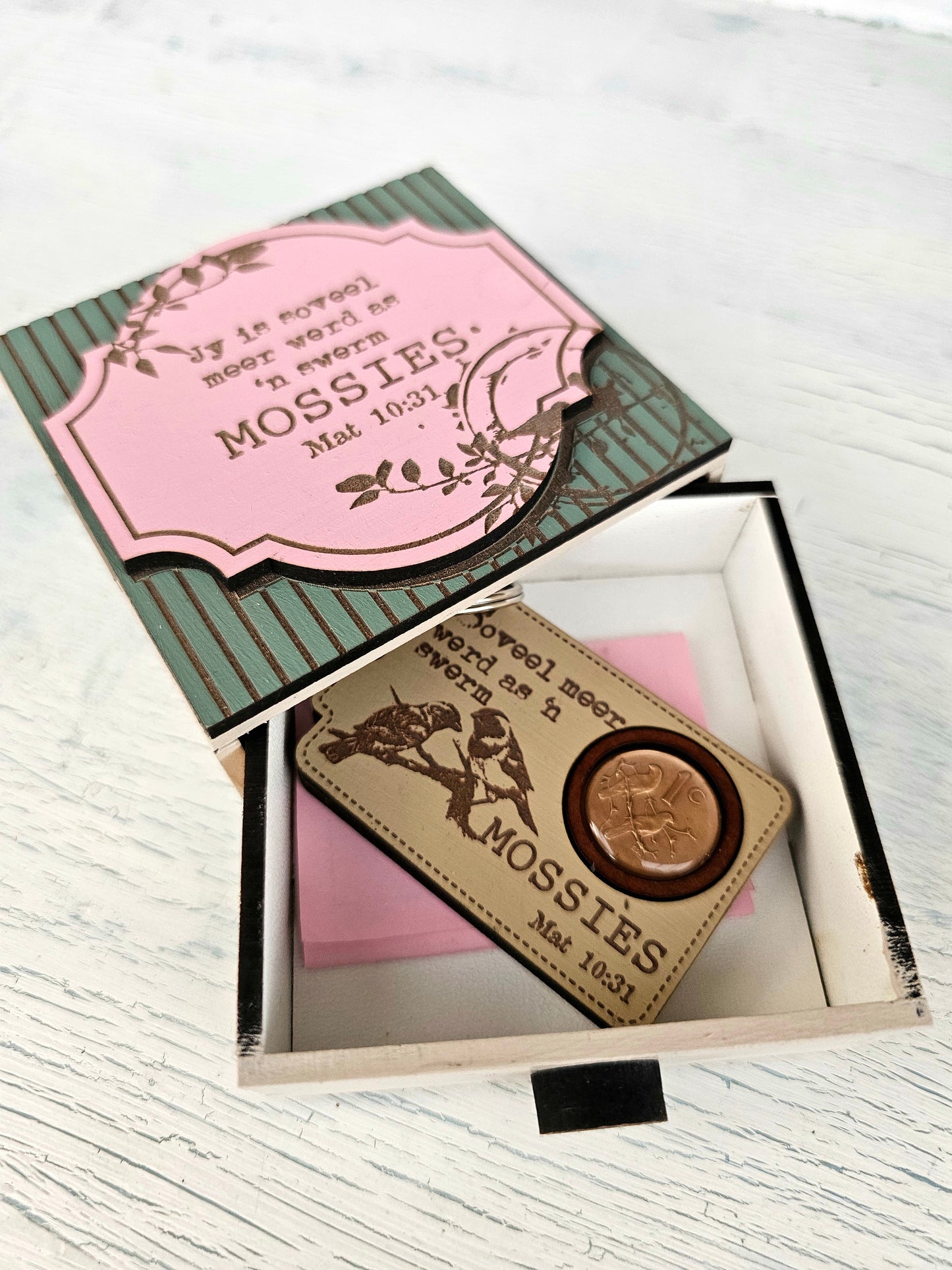 Mossie sleutel houer stel