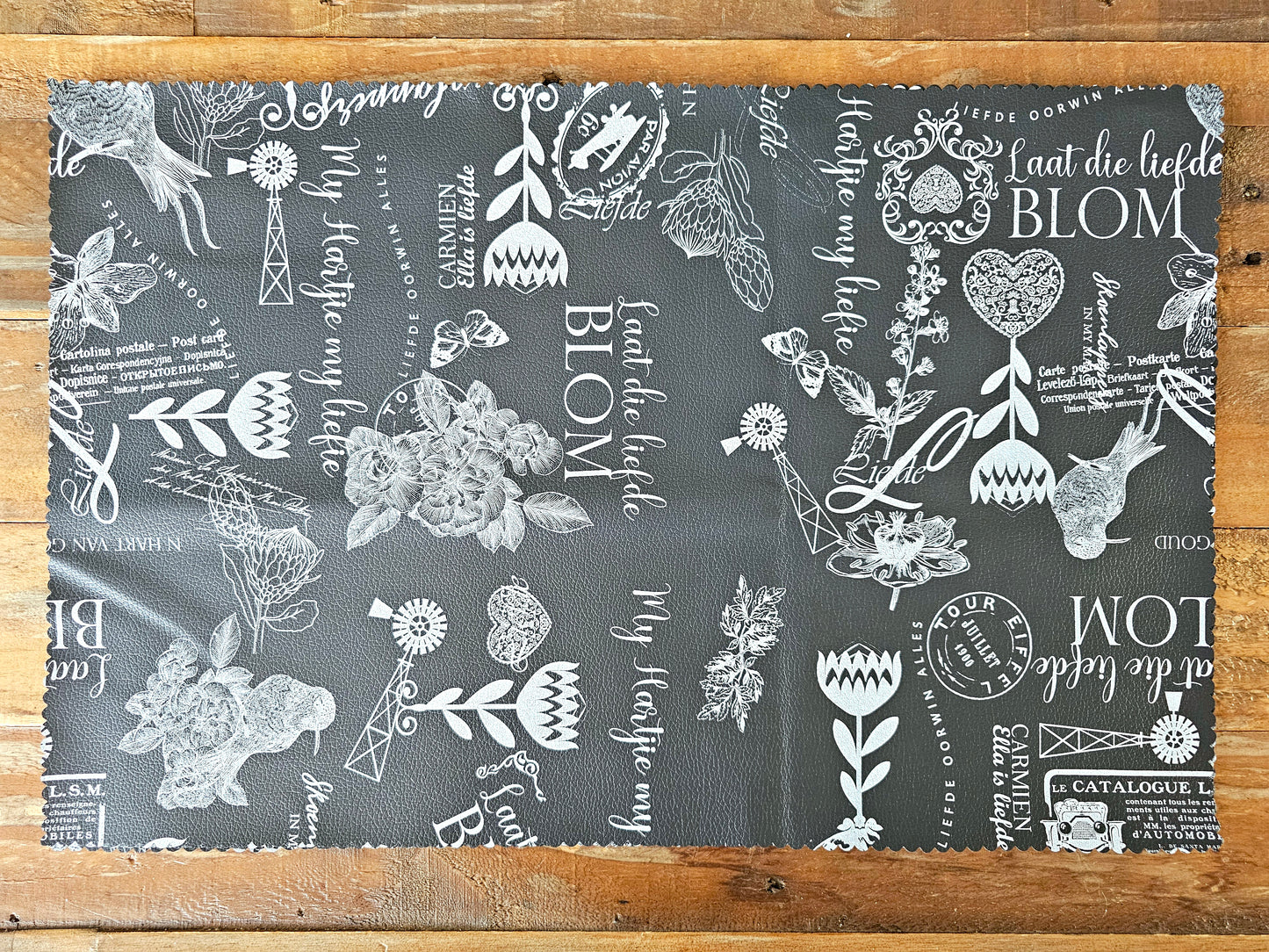 Placemats ×4 - Vinyl/canvas