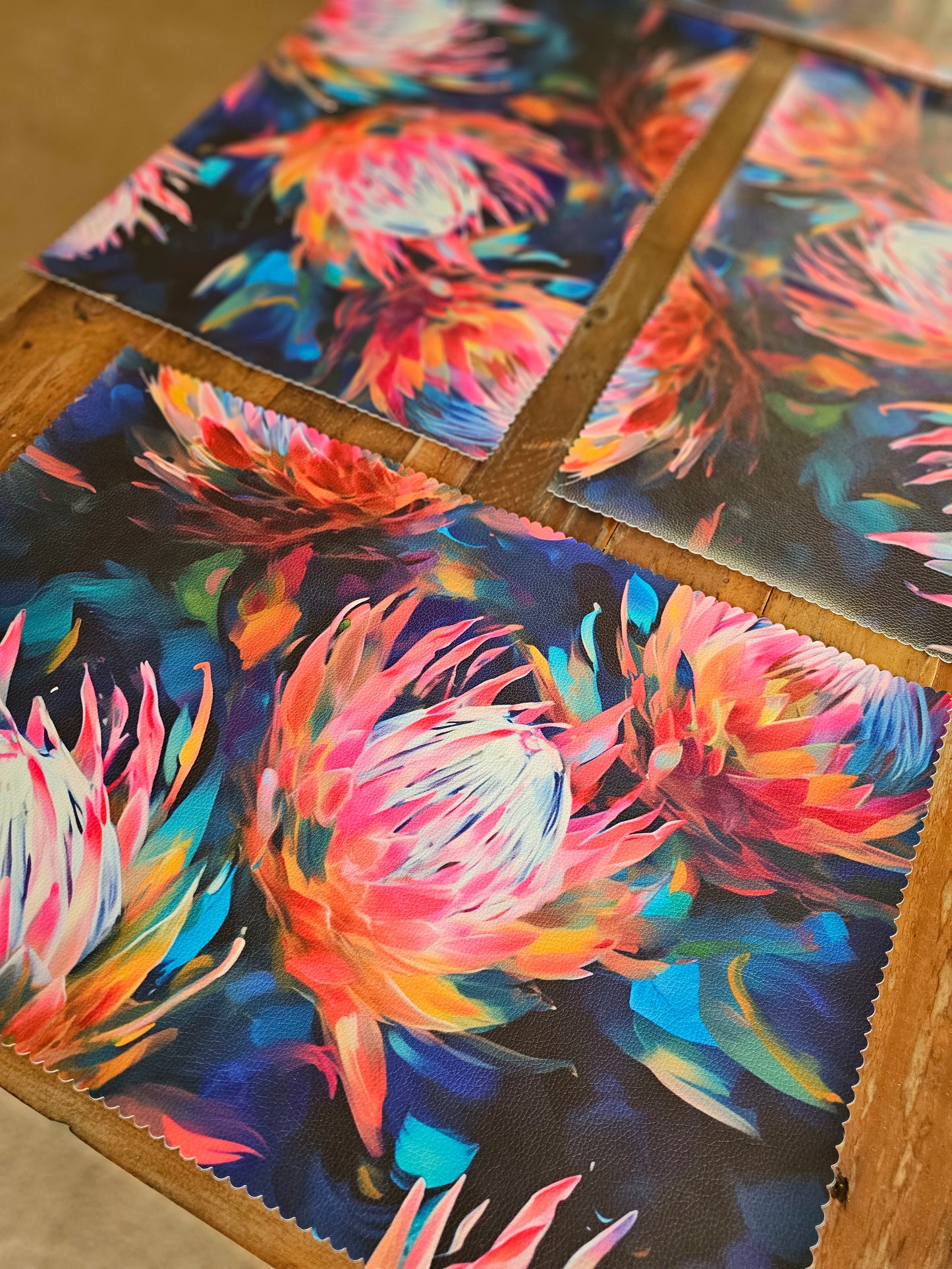 Placemats ×4 - Vinyl/canvas