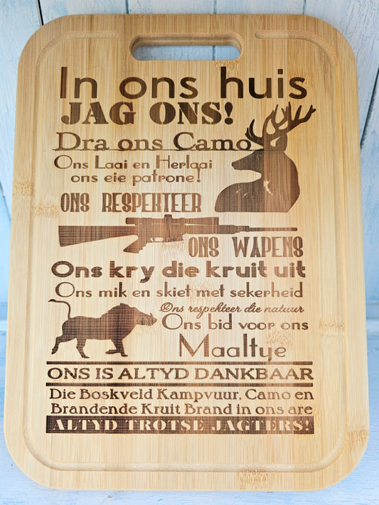 Bamboo cutting board - Jagter