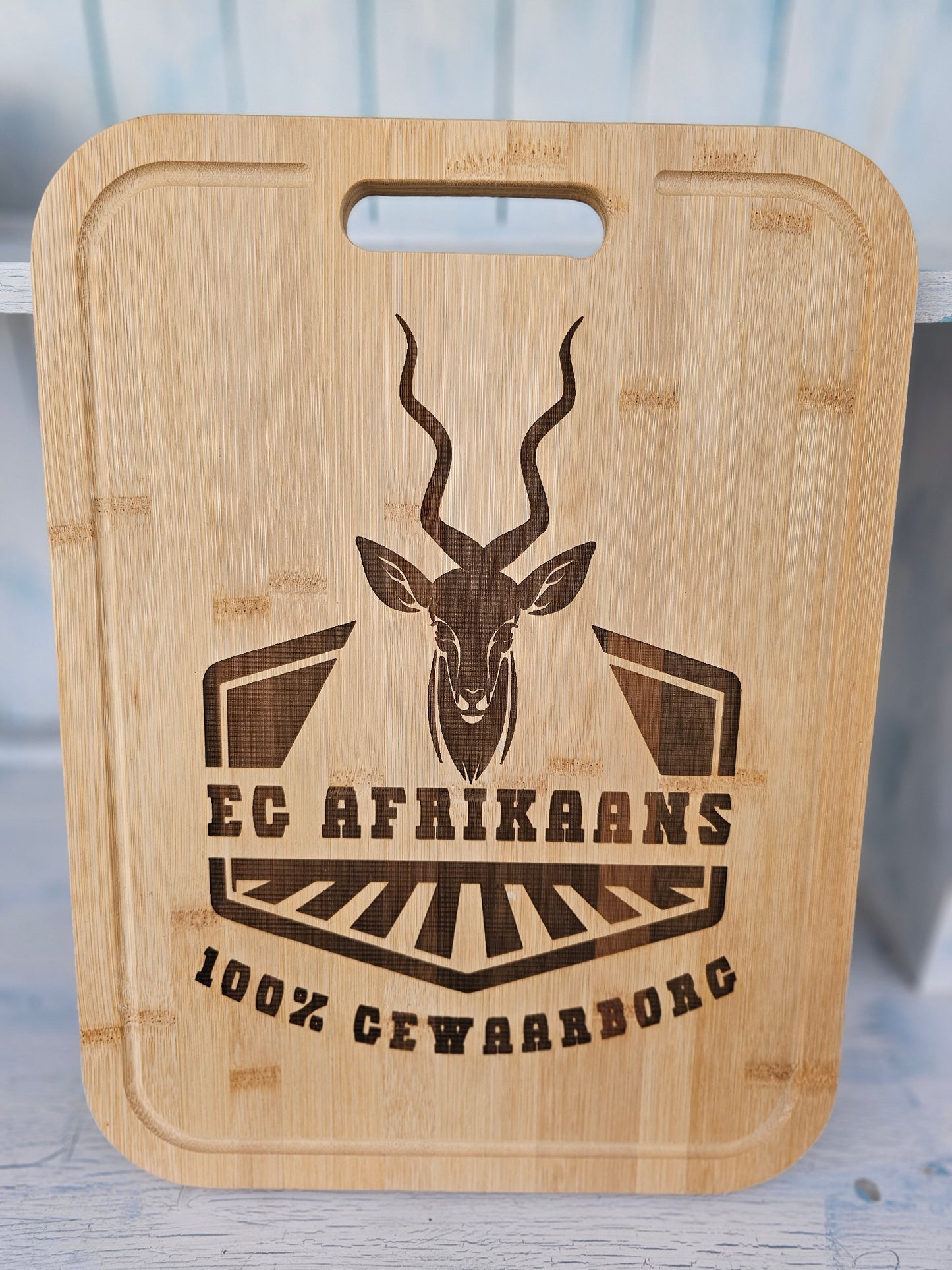 Bamboo cutting board - Eg Afrikaans
