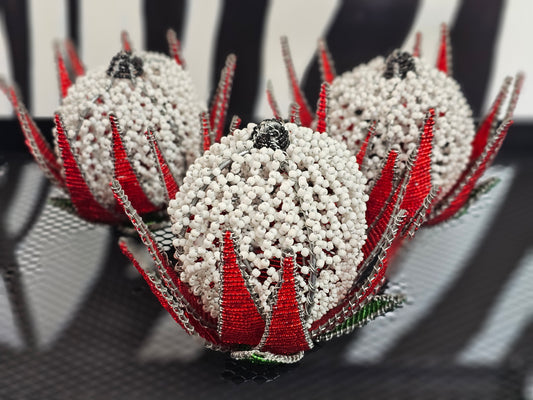 Beaded Proteas - Table top