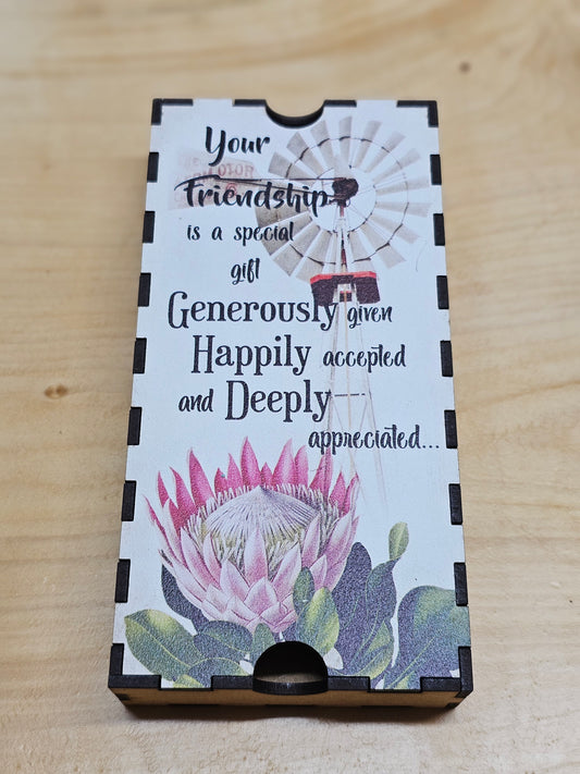 Chocolate/trinket gift box - Friendship