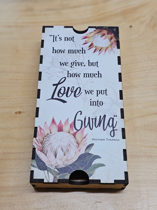 Chocolate/trinket gift box - Giving