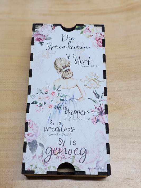Chocolate/trinket gift box - Sy is genoeg