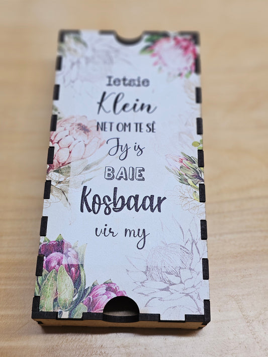 Chocolate/trinket gift box - Ietsie klein