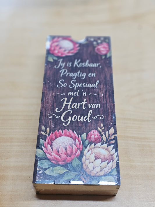 Chocolate/trinket gift box - Hart van Goud