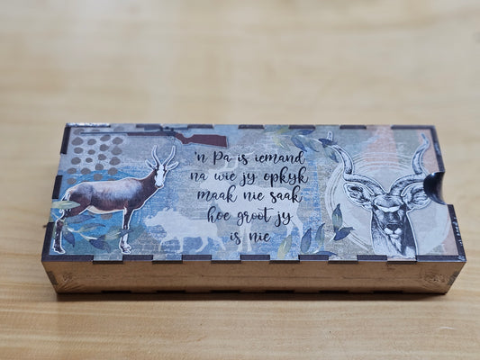 Chocolate/trinket gift box - Pappa is iemand ..