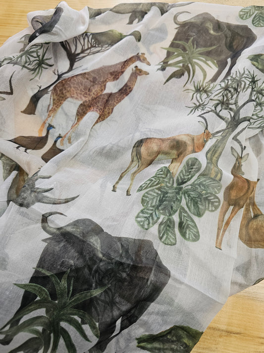 African animal Scarf