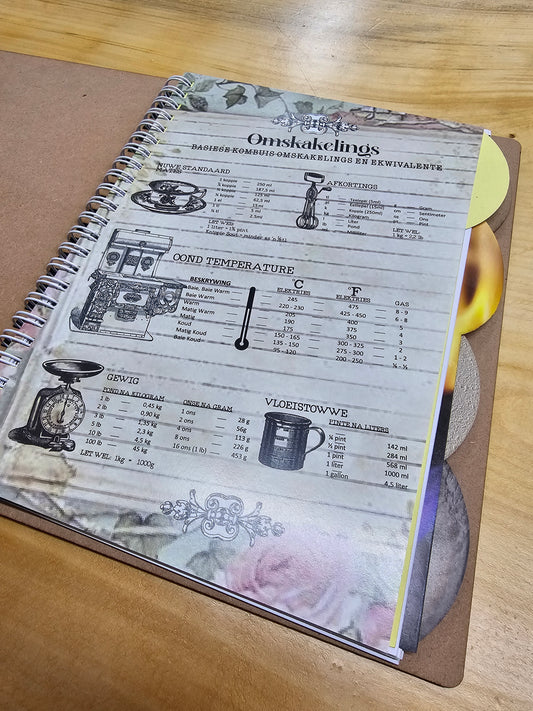 A5 Resepte Boek
