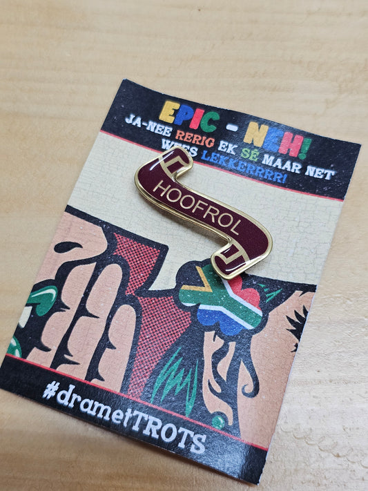 Hoofrol Balkie (school pin)