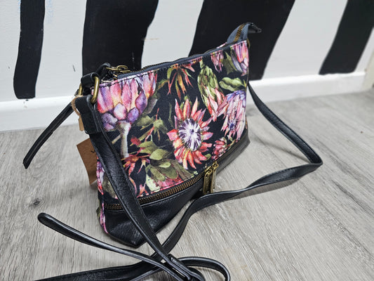 Brown Handbag - Proteas Black