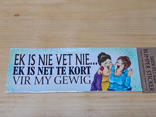 Bumper sticker