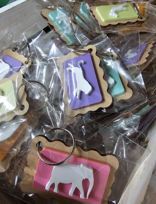 Zoo Cookies Keyring