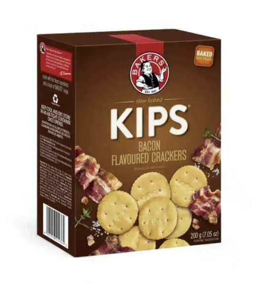 Bakers Kips Biltong Flavoured Crackers - 200g