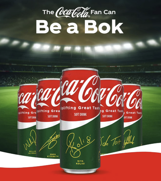 Coca-Cola Be a Bok fan can 300ml