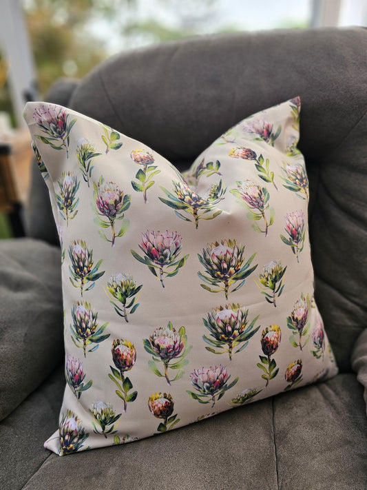 Protea 18x18 cushion cover