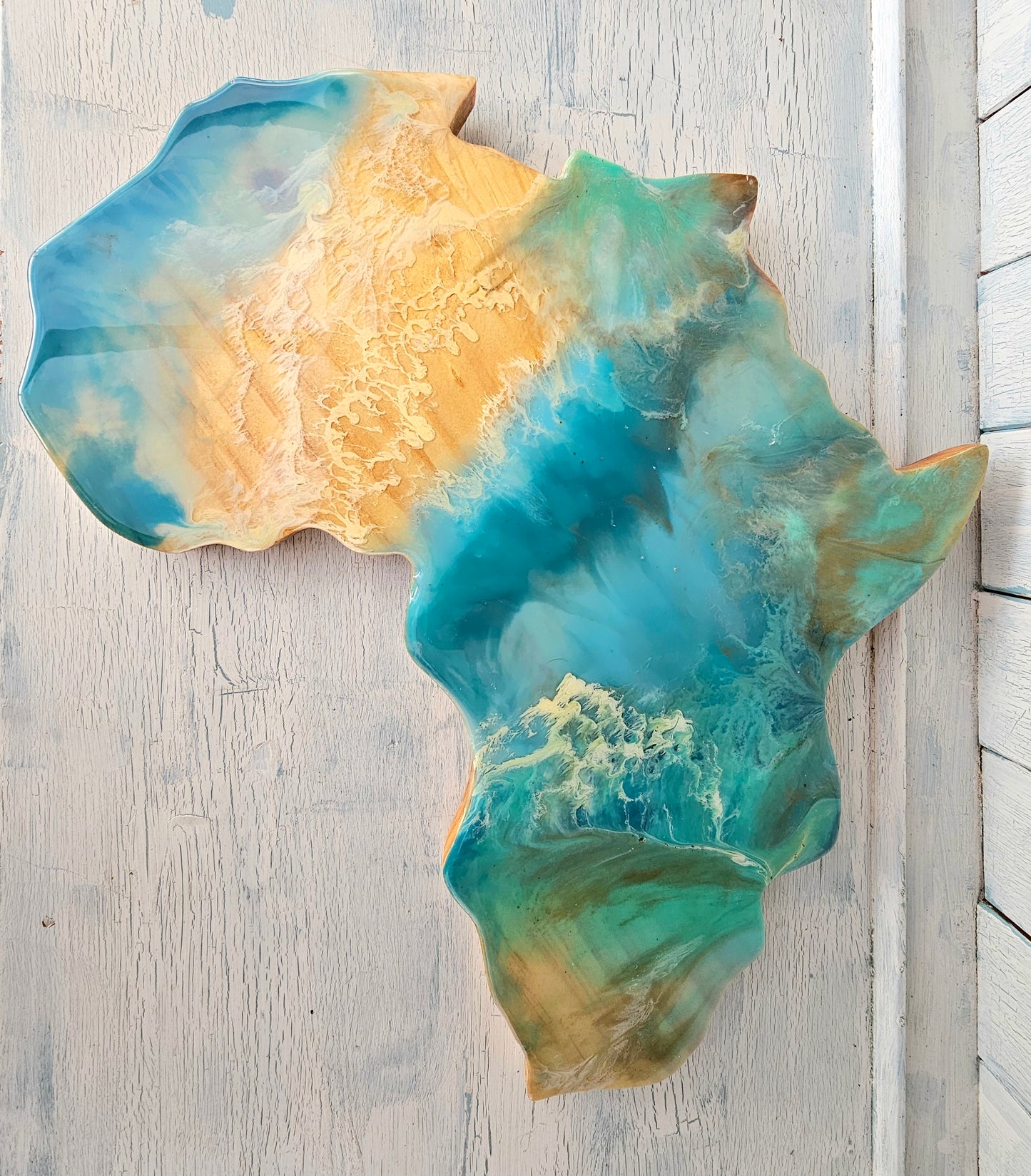 Africa Resin charcuterie board 44.5 x 40.5cm