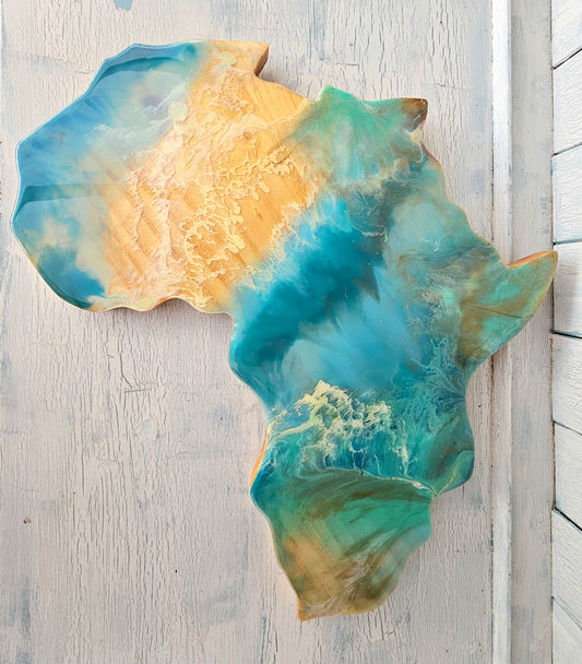 Africa Resin charcuterie board 44.5 x 40.5cm