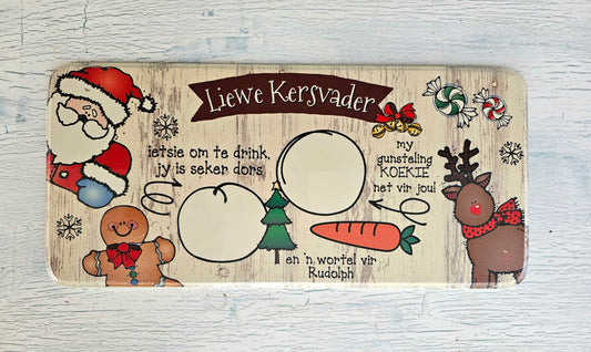 Liewe Kersvader bordjie